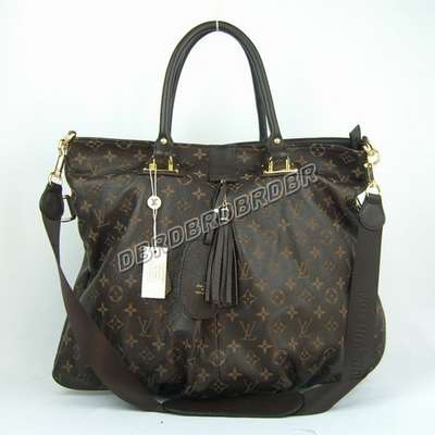 discount louis vuitton handbags leather m93801 coffee wholesale