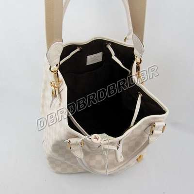 discount louis vuitton handbags leather n40356 white wholesale