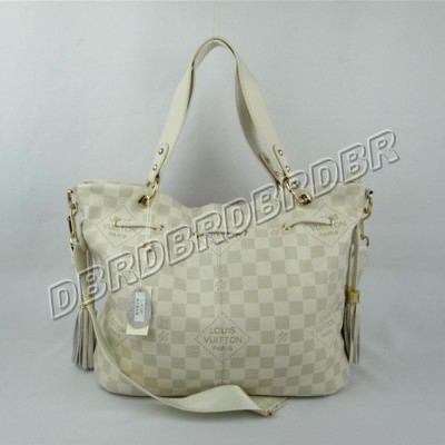 discount louis vuitton handbags leather n41299 white wholesale