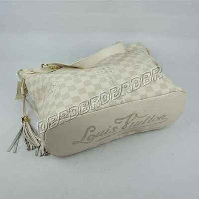 discount louis vuitton handbags leather n41299 white wholesale