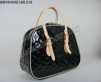 discount louis vuitton handbags monogram vernis m93516 black wholesale