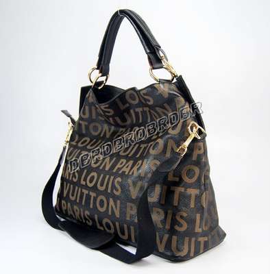 discount louis vuitton handbags leather m95130 black wholesale