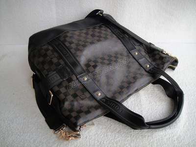 discount louis vuitton handbags leather m95181 black wholesale