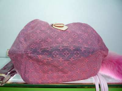 discount louis vuitton handbags monogram denim m40412 pink wholesale