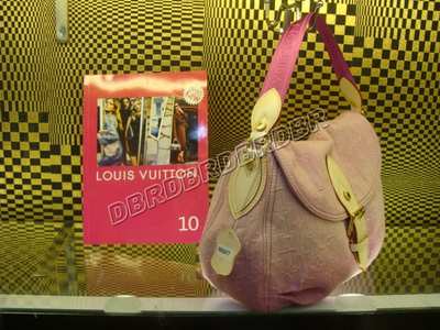 discount louis vuitton handbags monogram denim m40418 pink wholesale