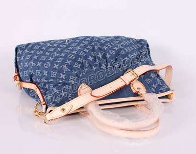 discount louis vuitton handbags monogram denim m95350 blue wholesale