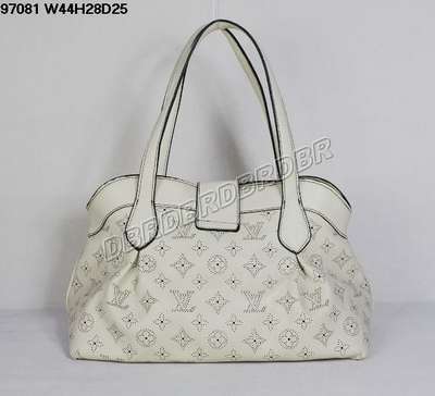 discount louis vuitton handbags monogram mahina 97081 beige white wholesale