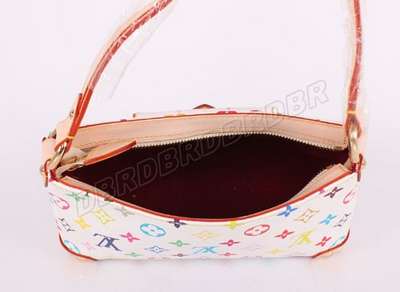 discount louis vuitton handbags monogram multicolore m40098 white wholesale