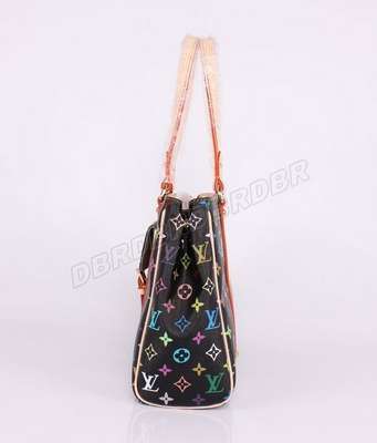 discount louis vuitton handbags monogram multicolore m40100 black wholesale