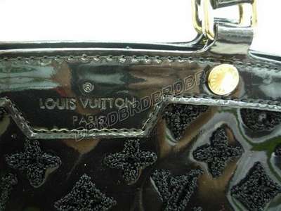 discount louis vuitton handbags monogram vernis m40607 black wholesale