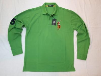 Ralph Lauren men Polo shirt-long sleeve-green No.341